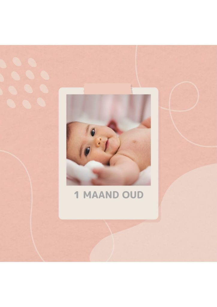 baby 1 maand oud